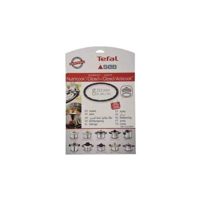 Seb Joint pour autocuiseur clipso 8L 10L D253 X1010003