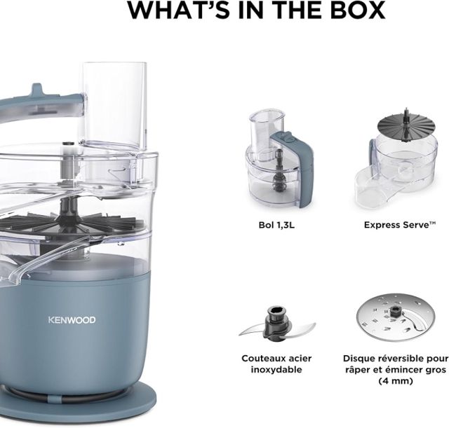 Robot Kenwood MultiPro Go FDP22.130GY | 650W Bol 1,3L