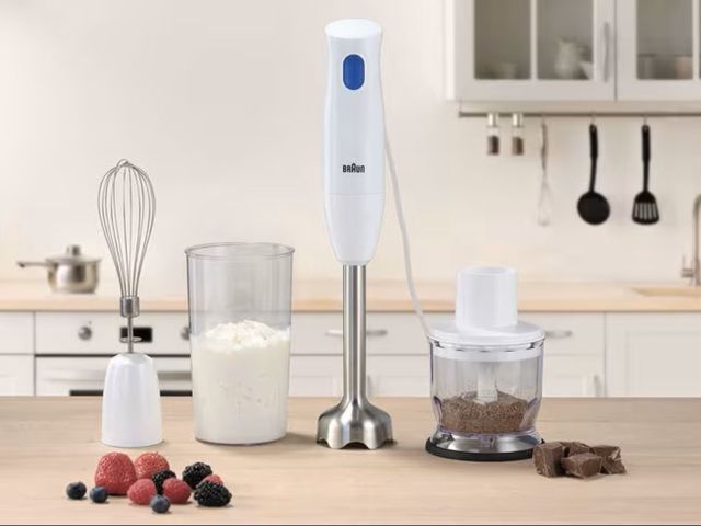 Braun bras mixeur plus hachoir MQ10.202MWH