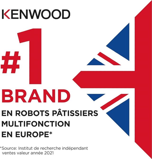 Kenwood pétrin pâtisserie titanium1400w KWL90.344SI