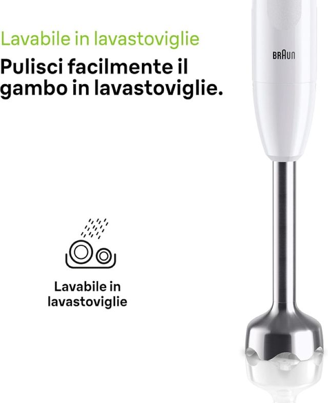 Braun batteur à main MQ10.201MWH