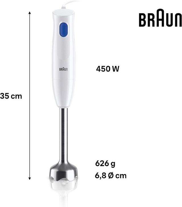 Braun batteur à main MQ10.201MWH
