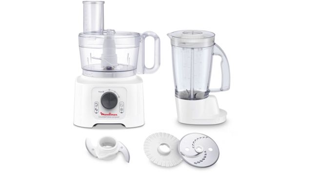 Robot Cuisine Moulinex FP542111 Double Force Blanc