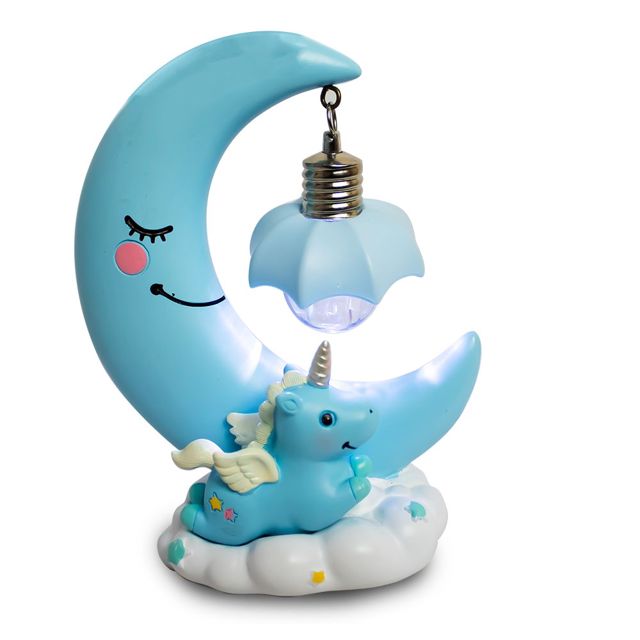 Veilleuse d'Enfant Lampe de Chevet Blue