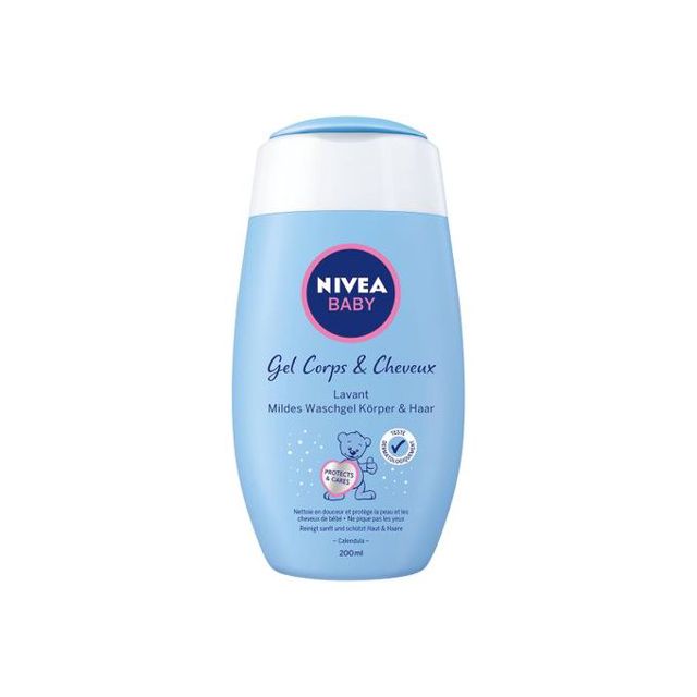 Nivea Gel Lavant Corps et Cheveux Au Calendula 200 Ml