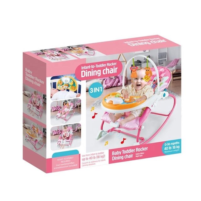Baby toddler rocker chaise balançoire 3in1