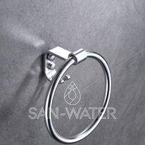San-Water Anneau porte serviette pour salle de bain