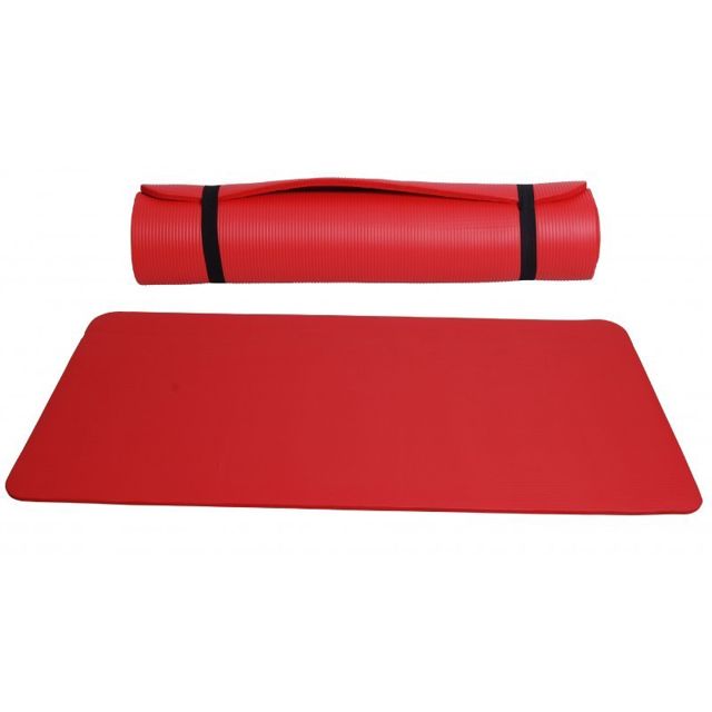 Tapis De Yoga 7Mm 173 X 61 Cm-Rouge