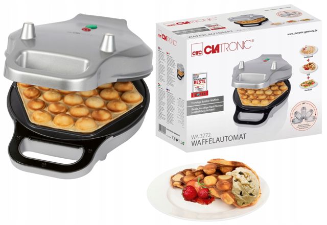 Clatronic Gaufrier pour Bubble Waffles WA 3772