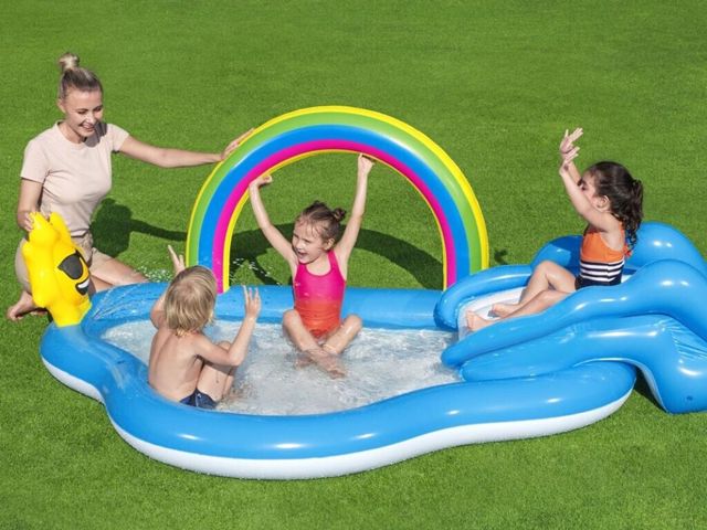 Bestway Piscine et aire de jeux 2.57mX1.45mX91cm 53092