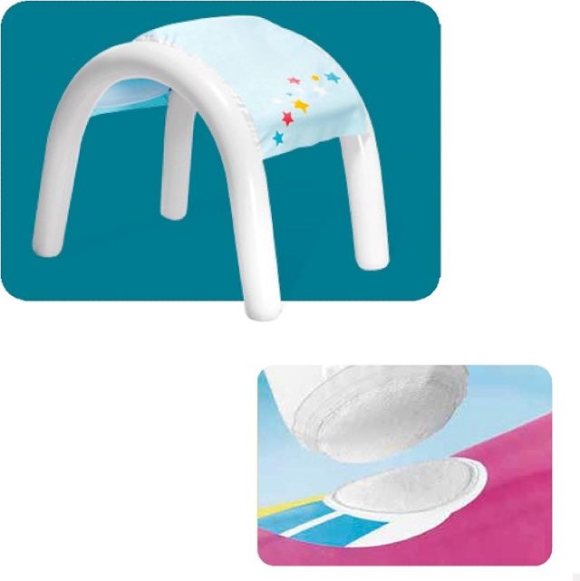 Intex 58435NP Piscine gonflable Licorne 254x132x109cm