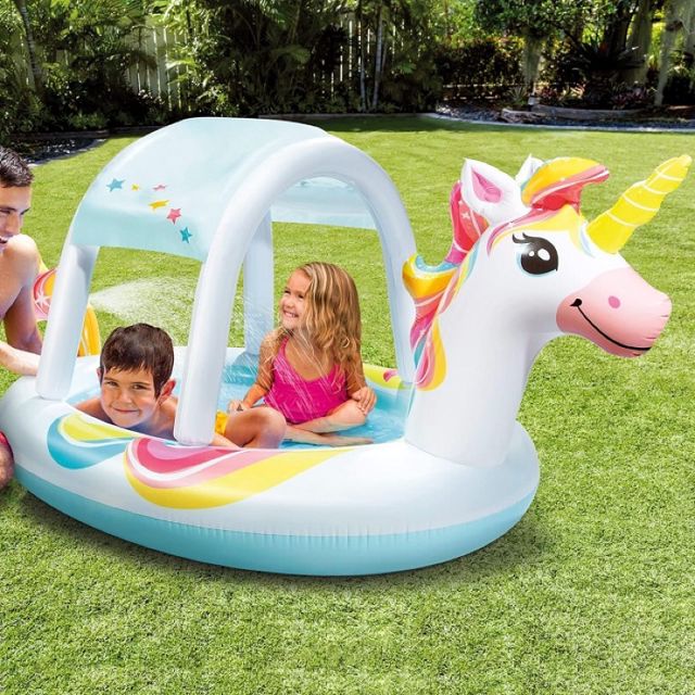 Intex 58435NP Piscine gonflable Licorne 254x132x109cm