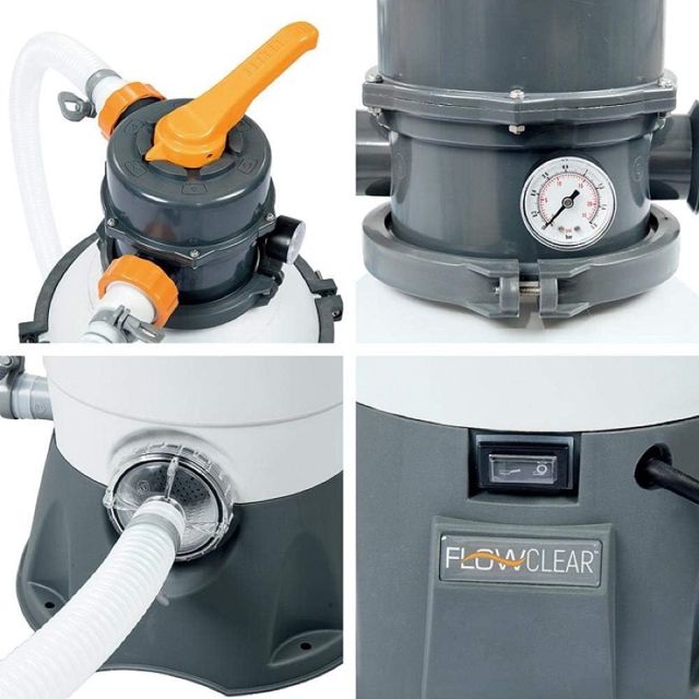 Bestway 58515 Filtre à Sable 2.006 m3/h