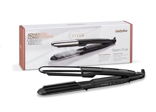 BaByliss lisseur vapeur en métal pur 2 en 1 ST495E