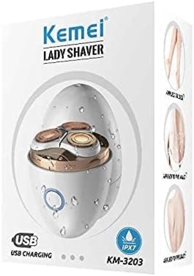 Kemei rasoir eléctrique hommes et femmes km-3203