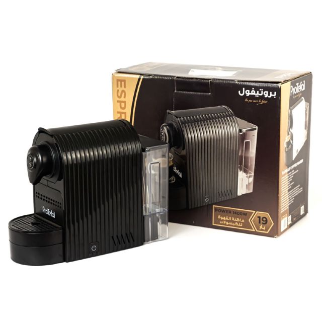 Protefal machine a café capsule 1400W EM-201C Noir
