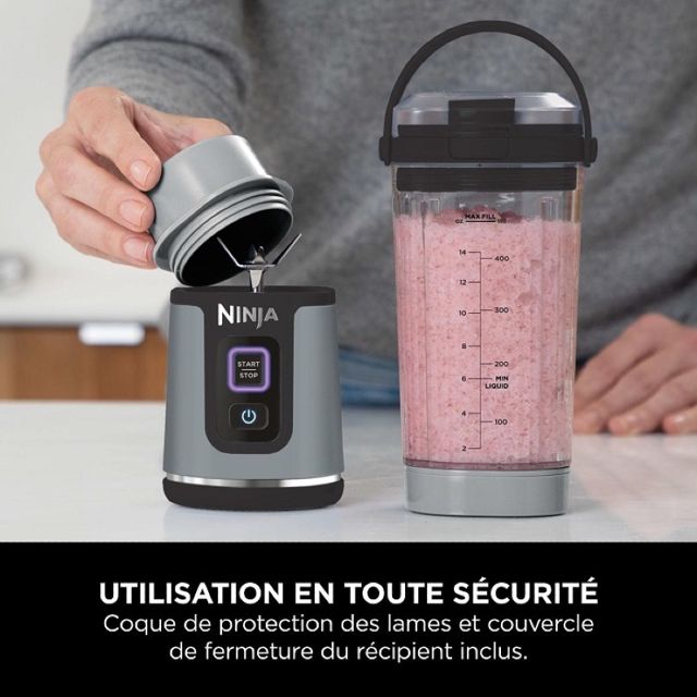 Ninja Blender portable sans fil Blast Noir BC151EUBK