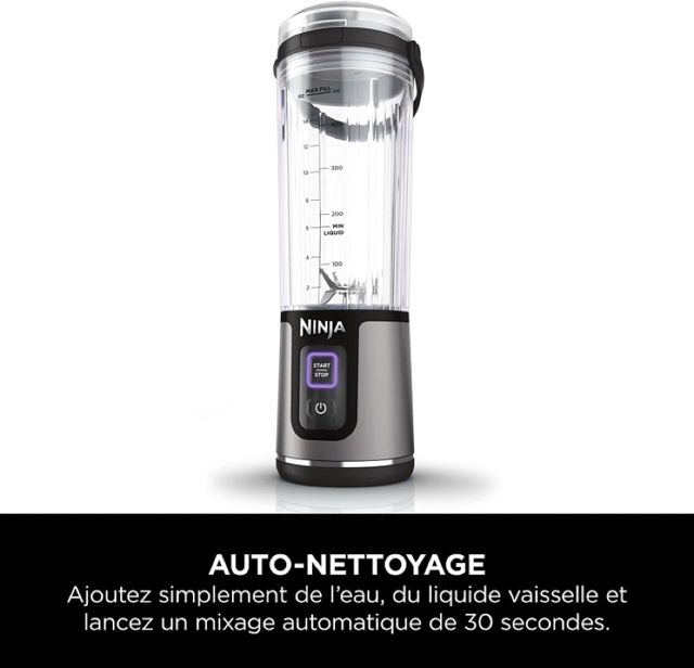 Ninja Blender portable sans fil Blast Noir BC151EUBK