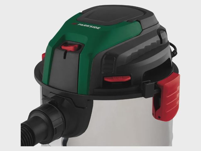 Parkside PWD 25 C4 Aspirateur Eau Poussière 1400W 25L Inox