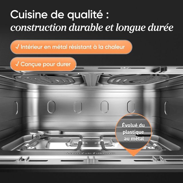 Cosori air frayer 10L twinfry friteuse smar 4 resistance