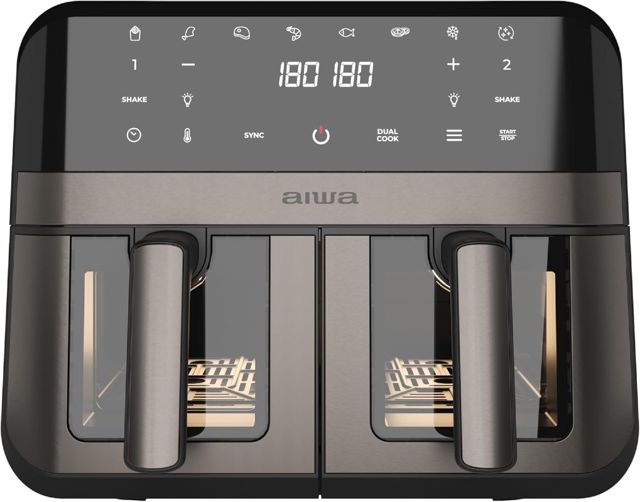 AIWA Friteuse airfryer Futago AFR-9000 double baque 9l