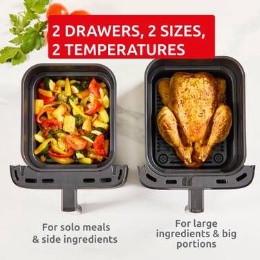 Moulinex friteuse Air Fryer Crispy Stack 10 L EZ7528F