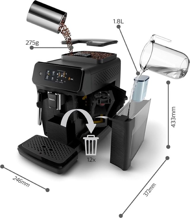 Philips Série 2200 EP2220-10 Machine Café Broyeur