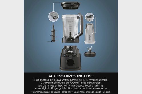 Ninja Detect Power Blender Pro & Single Serve 1200W TB301EU