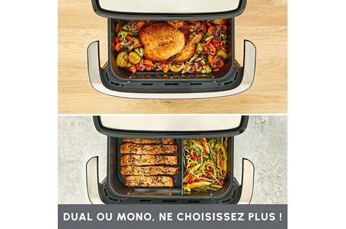 Moulinex Friteuse 9l sans huile Easy Fry Dual Flex EZ922DF0