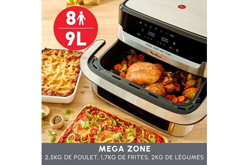 Moulinex Friteuse 9l sans huile Easy Fry Dual Flex EZ922DF0