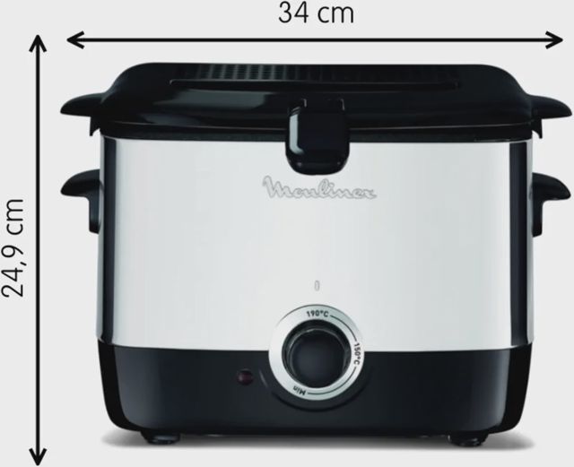 Friteuse 1L Semi-Pro Moulinex 1000W AF220010