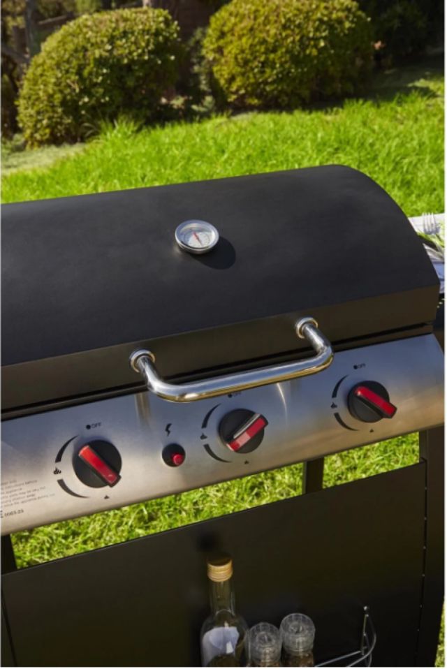 SIMPL Barbecue à Gaz 3 feux sur Roues Seattle