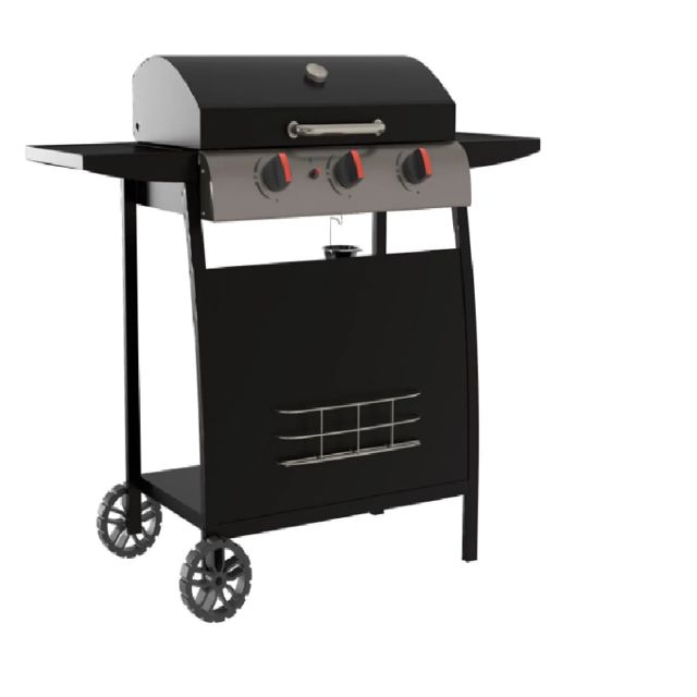 SIMPL Barbecue à Gaz 3 feux sur Roues Seattle