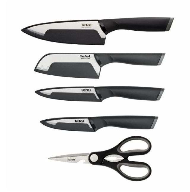 tefal Ensemble de 5 couteaux Tefal K2215S55