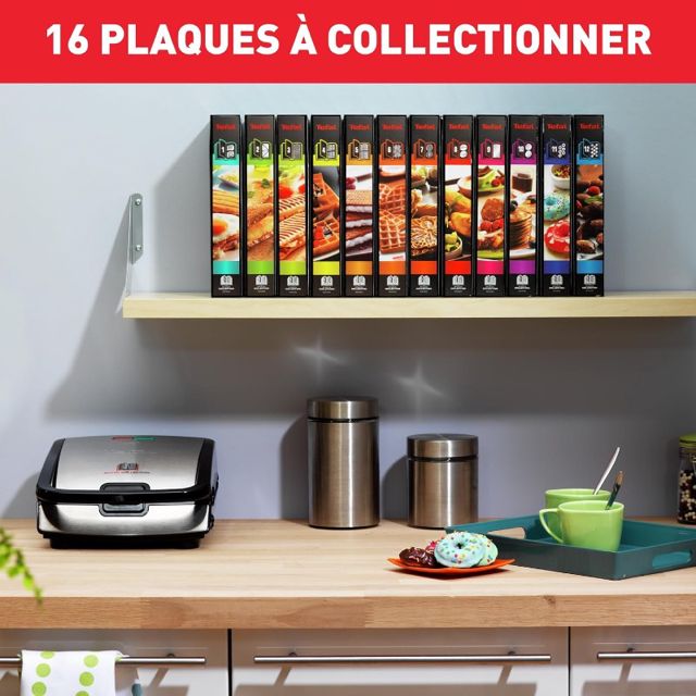 Tefal snack collection gaufrier 4en1 sw854d16