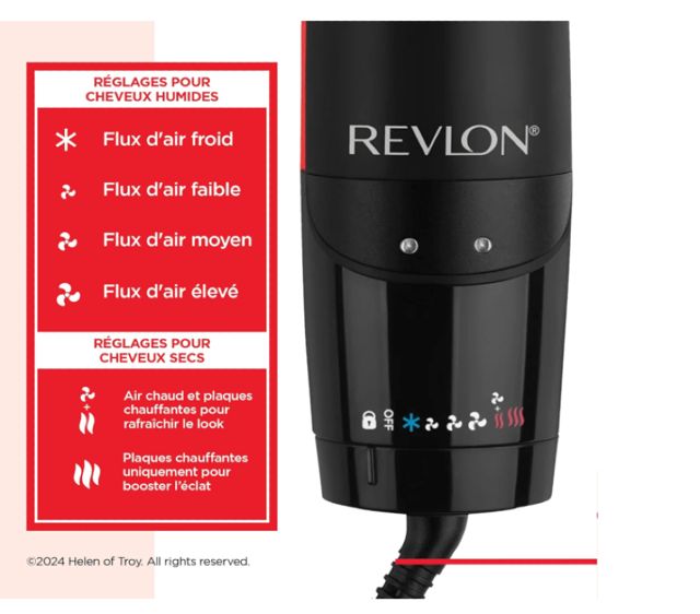 Revlon Seche cheveux et lisseur 2 en 1 RVDR5330E