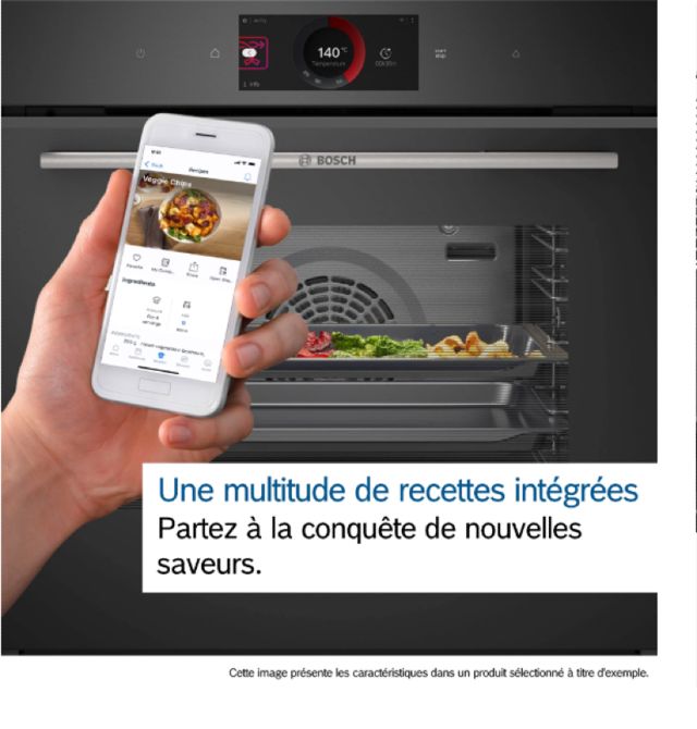 Bosch Série 8 HBG7741B1F Four encastrable 71L Pyrolyse