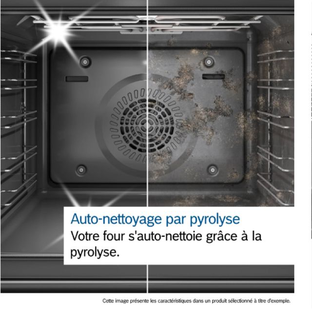 Bosch Série 8 HBG7741B1F Four encastrable 71L Pyrolyse