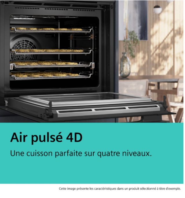 Siemens Four iQ700 HR976GMB1 Vapeur Pyrolyse 71L Encastrable