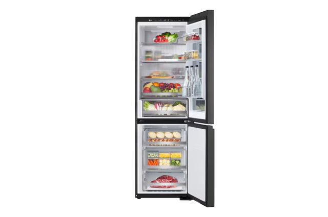 LG Réfrigérateur combiné GBG5160CEV 349 L noir acier