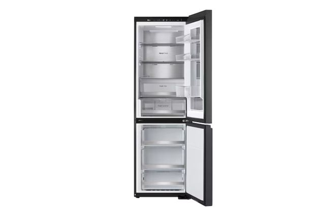 LG Réfrigérateur combiné GBG5160CEV 349 L noir acier