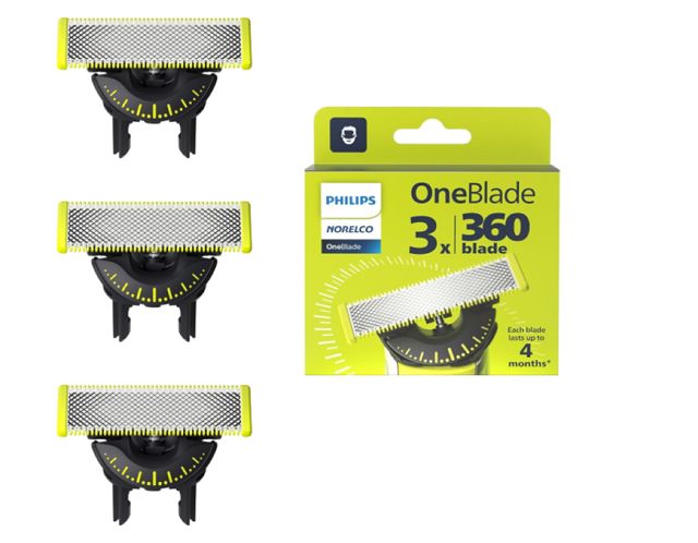 Philips Lame flexible OneBlade 360° lot de 3 lames QP430/50