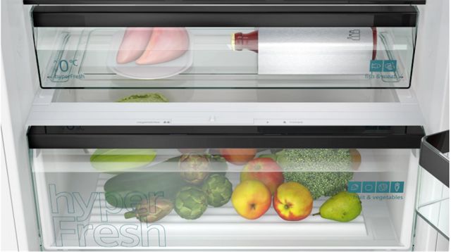 siemens Réfrigérateur combiné intégrable iQ500 382L KB96NSDD