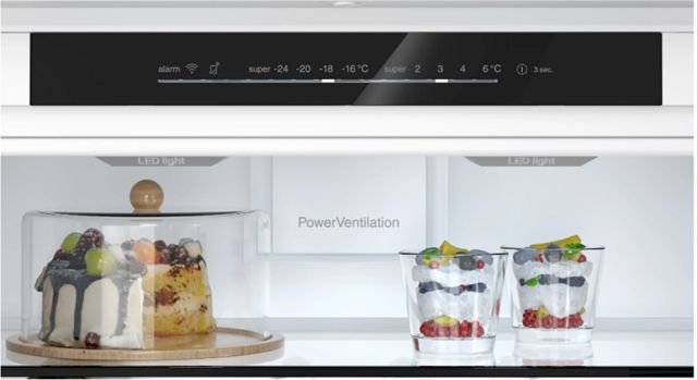siemens Réfrigérateur combiné intégrable iQ500 382L KB96NSDD