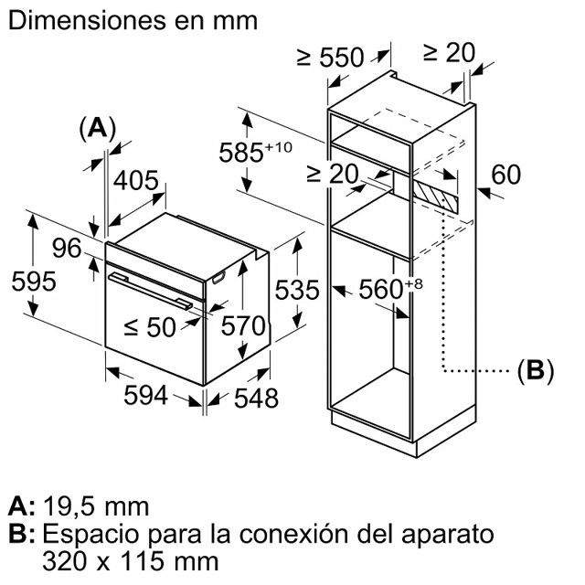 Bosch four encastrable serie 6 fonction AirFry BG536ES4