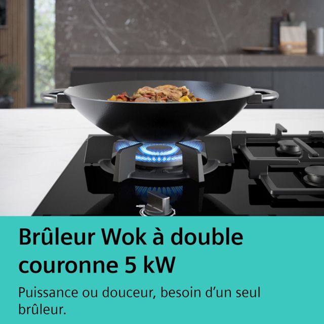 SIEMENS Plaque de cuisson iQ500 75cm StepFlame EC7A5SI90