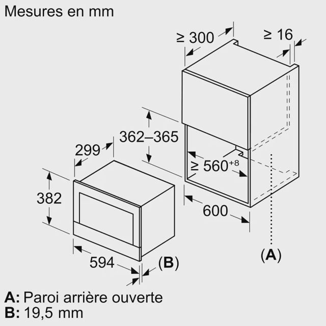 Bosch micro onde encastrable serie 8 inverter BFL7221B1