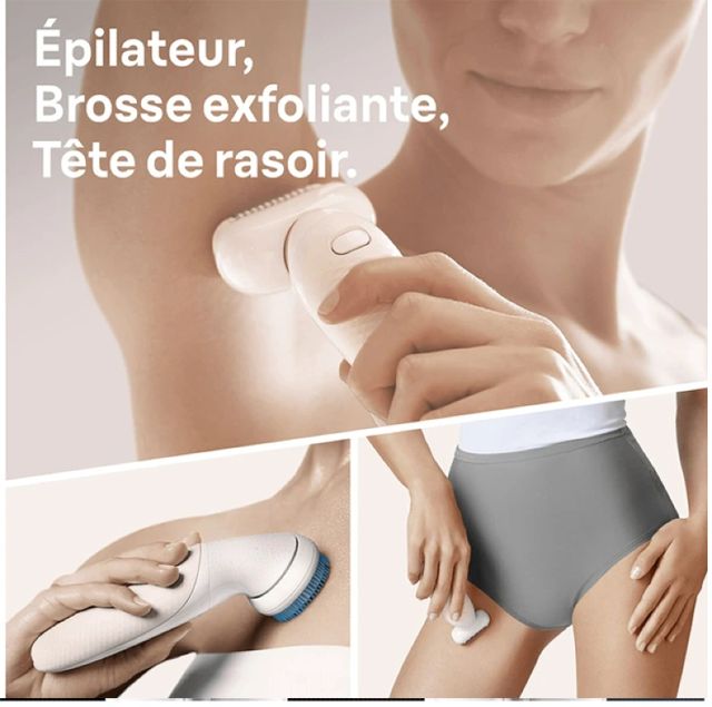 Braun épilateur Silk épil 9 Flex 9-010 3D
