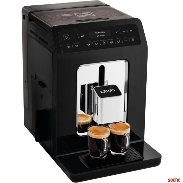 Machine Café Grain Krups Evidence EA890810 Mousseur Lait