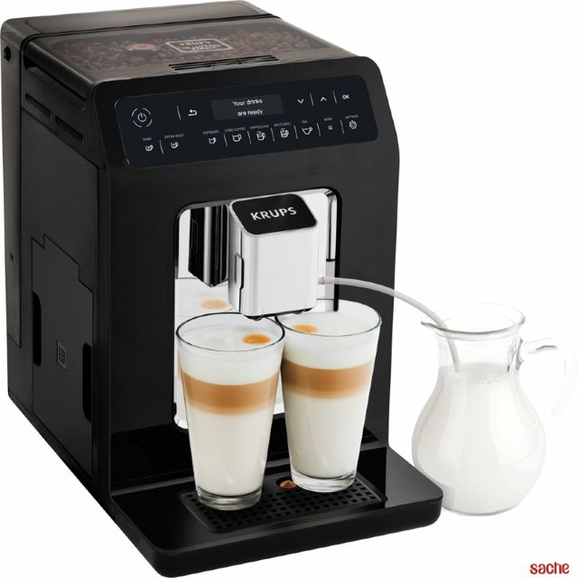 Machine Café Grain Krups Evidence EA890810 Mousseur Lait